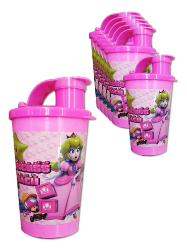 Botilito Sorpresa Princesa Peach X6 Termo Fiesta Obsequio