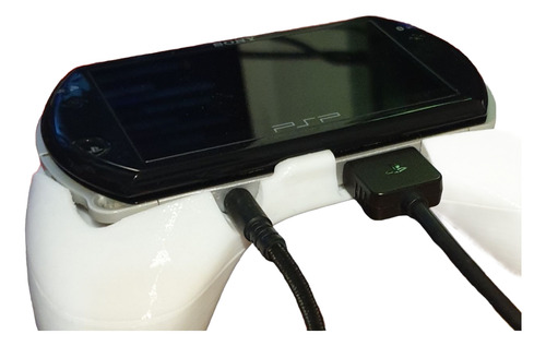 Grip Para Psp Go Impreso En 3d Blanco