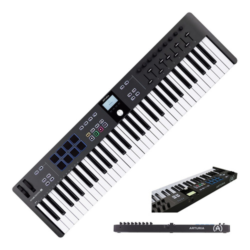 Arturia Controlador Midi Keylab Essential 61 + Rocker Music