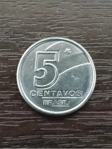 Moneda 5 Centavos Cruzados - Año 1989 - Brasil