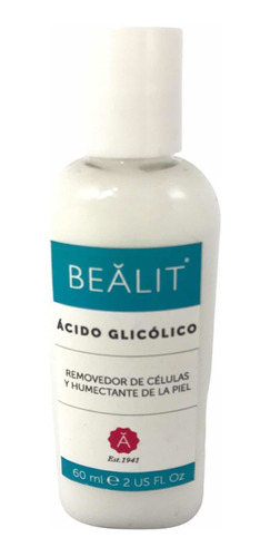 Acido Glicolico Exfoliador Peeling Humectante Facial Bealit
