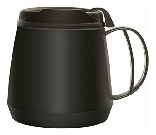 Rehabilitation Advantage Foam Insulated Wide Body Mug, Black