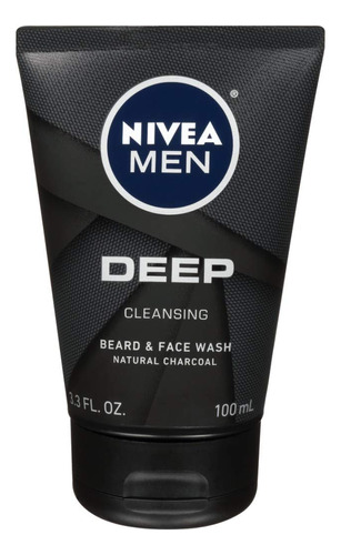 Nivea Jabón De Limpieza Profunda Para Barba Y Cara Para Ho.