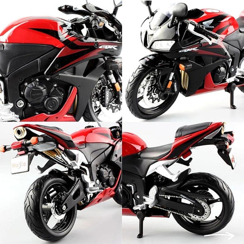 Motocicleta miniatura Honda CBR600rr 1:12 - Maisto Motorcycles More Color Red