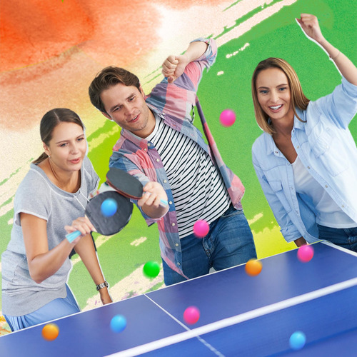 Bolas De Ping Pong De Colores Para Juegos Y Fiestas Al Azar