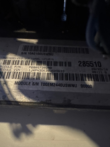Computadora Jeep Liberty 2011 4x4 (Usado)