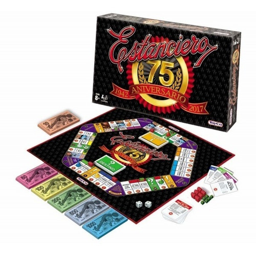 Imagen 2 de 6 de Juego De Mesa Estanciero 75 Aniversario