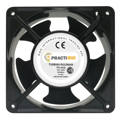 Imagen 1 de 8 de Cooler Turbina Extractor/intractor Indoor 220v Ruleman 4