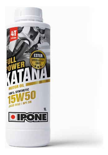 Aceite Ipone Katana 15w-50 Full Power 100% Sintético