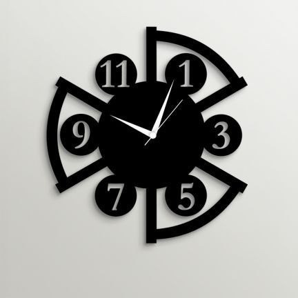 Relógio De Parede Em Alumínio Composto