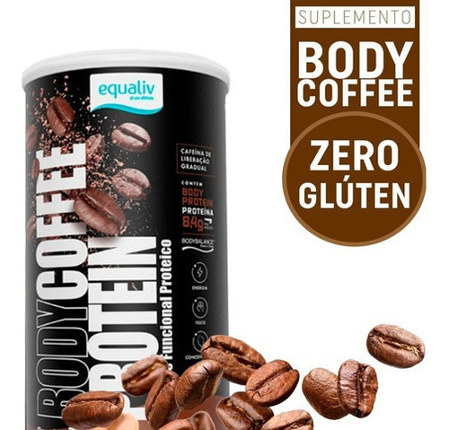 Body Coffee Protein Equaliv 375g Café Com Proteína Isolada