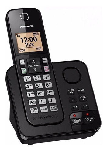 Imagen 2 de 2 de Teléfono inalámbrico Panasonic KX-TGC360 negro
