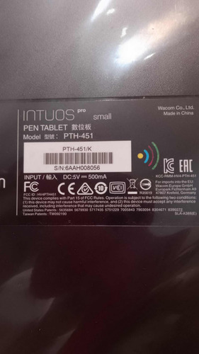 Tablet Digital Intuos Pro S Black (Usado)