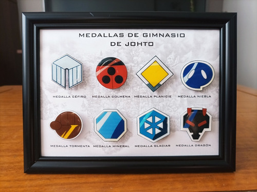 Medallas Pokémon Todas Las Regiones 