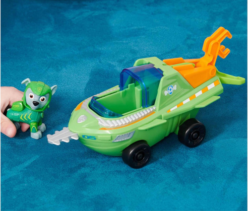 Paw Patrol Vehículo De Rescate Aqua Pups Rocky