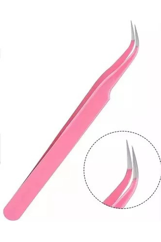 2 Pinzas Para Extensiones D Pestañas Belleza Maquillaje Mink