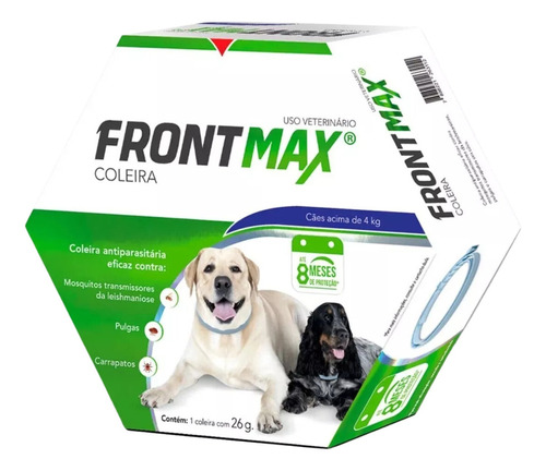 Coleira antiparasitário para pulga Vetoquinol Frontmax Coleira para cão