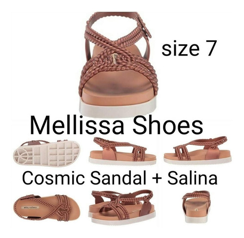 Calzado -mellissa Shoes -cosmic Sandal + Salina Talla 7 Y 8