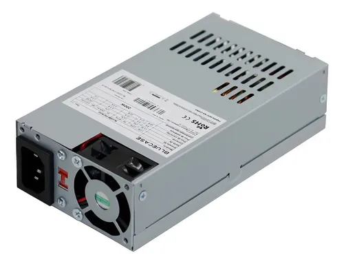 Fonte Atx Flex 1u 200w S/ Cabo Bluecase - Blu200flex1u Cor Prateado bivolt