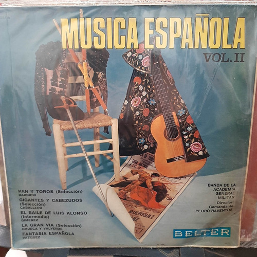 Vinilo Banda Acad Gral Militar Musica Española Vol 2 Es1