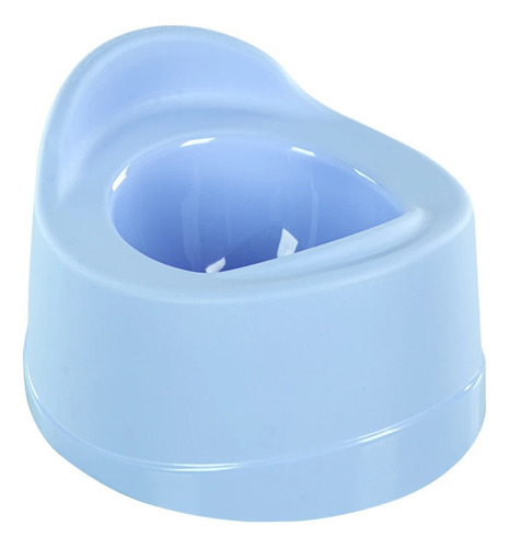 Penico Infantil Plástico Sanremo Baby Troninho Banheiro Azul Liso