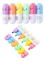 Comprar Resaltador C\u002Fforma Capsulas Colores Variados Papeleria Set 6