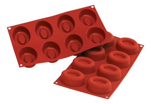 Molma De Silicona Silikomart Professional Sf085, Savarina Ov