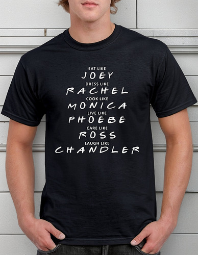 Playera - Friends Serie Joey Rachel Etc Adulto Dama O Niño