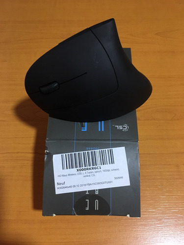 Mouse Inalambrico Ergonomico Vertical Para Zurdos