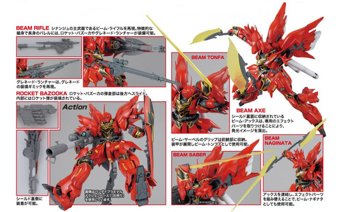 Gundam Unicorn Sinanju Master Grade Mg Kit 1/100 Gunpla Jp
