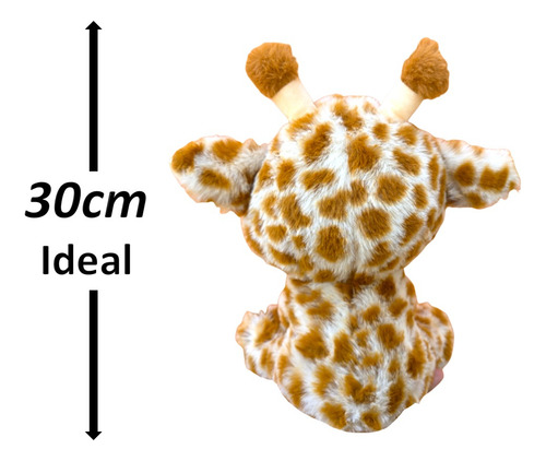 6 Peluches De Animales Selva Jirafa Elefante Mono Colección Animales