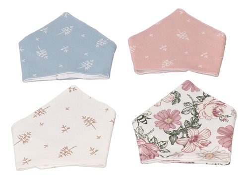 Juego De Baberos De Saliva Para Bebés, Absorbentes, Impermea