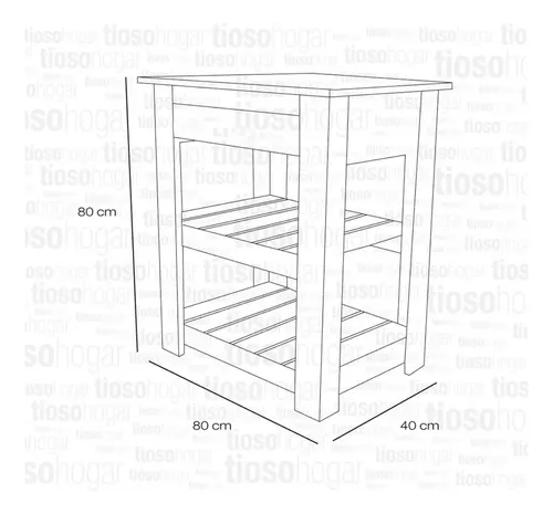 ▷ Mesa tv 120x60 cm. madera pino crudo modelo Austria, sin pintar