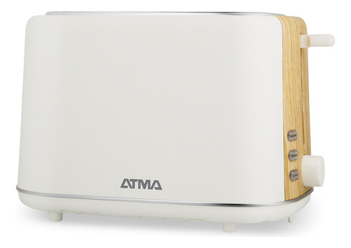 Imagen 2 de 5 de Tostadora De Pan Electrica Atma Simil Madera Toatw21wp