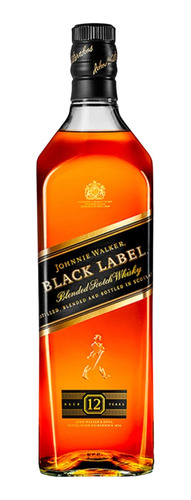 Whisky Johnnie Walker Black Label 1000 Ml En Estuche
