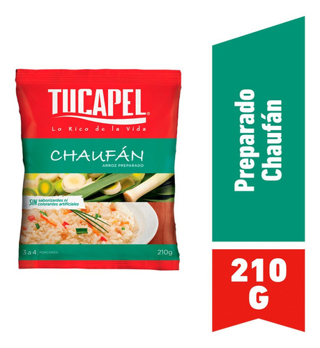 Arroz Preparado Chaufán Tucapel 210g