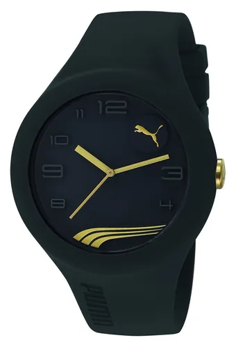 Reloj puma negro con dorado sale