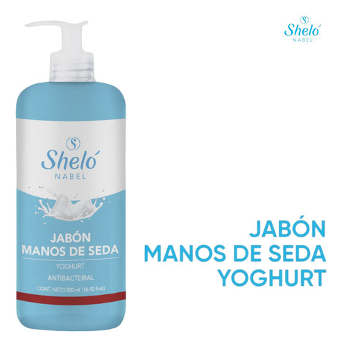 Jabon Manos De Seda Yoghurt Shelo Nabel® 500ml. 5pz