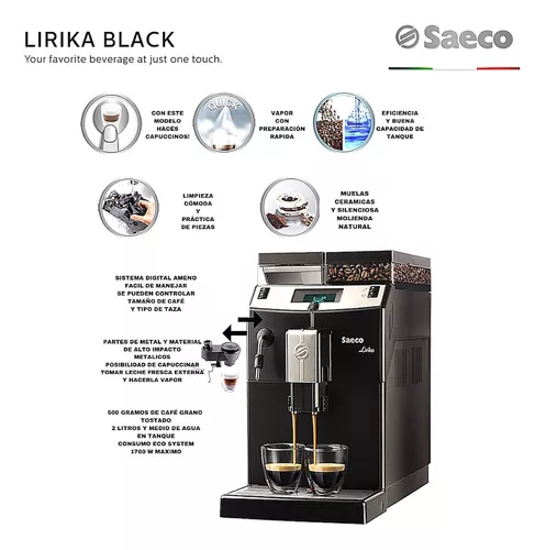Saeco Lirika Cafetera Automática Espresso