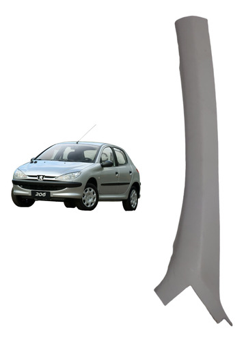 Acabamento Coluna Parabrisa Esquerda Peugeot 2001 A 2008