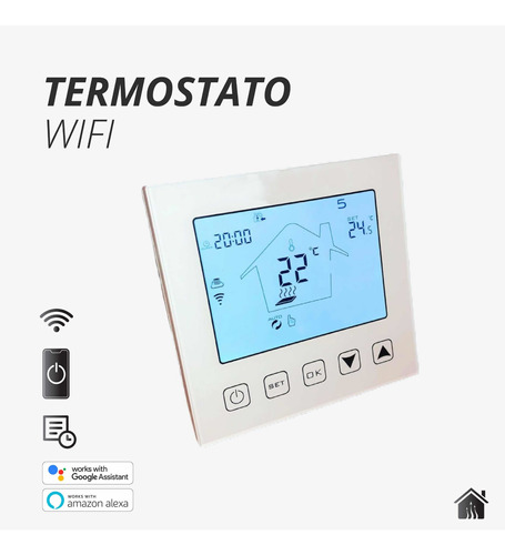 Termostato Wifi Losa Radiante Por Agua / Gas / Caldera