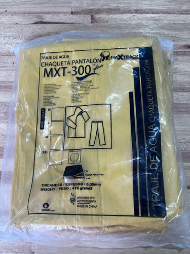 Traje De Lluvia Max Track Combat Pvc Amarillo 2xl