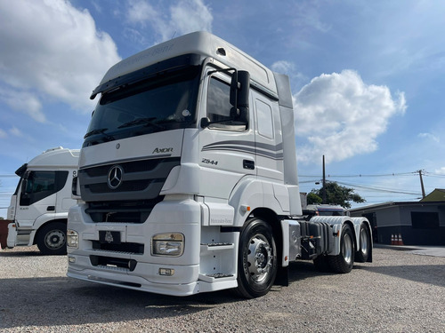 Mb Axor 2544 Teto Alto U.dono ,bx Km Revisado Impecavel