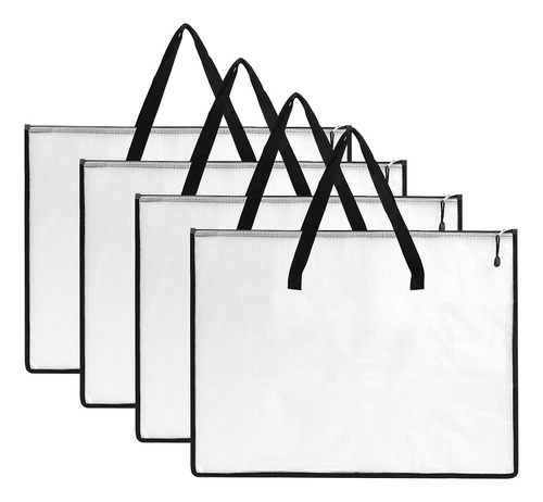 4 Bolsas Para Portafolios De Arte De 19 X 25 Pulgadas, Carpe