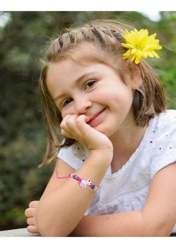Pulsera Ajustable Tejida A Mano De La Amistad De Los Niños