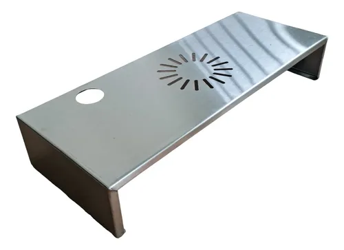Base Eleva Monitor Soporte En  Acero Inoxidable
