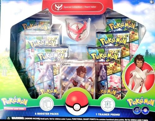 Pokemon Tcg Pokemon Go Special Collection Team Valor Inglés