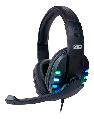 Imagen 1 de 2 de Auricular Gaming Gtc Con Luz Led Play To Win Hsg-614