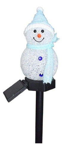 Luces Solares Navideñas Con Forma De Muñeco De Nieve Led Ali