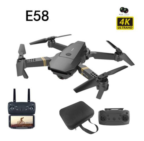 Drone E58 Rc Con Cámara 4k Wifi Mini Drone Para
